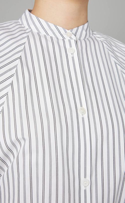 コットンラグランフィットウエストブラウス