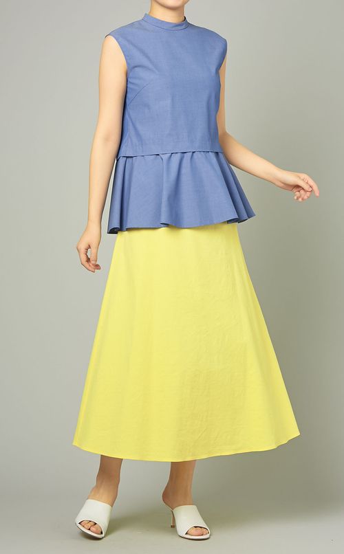 ドライタッチフレアロングスカート