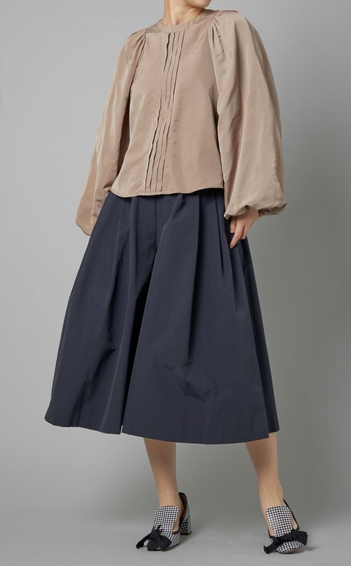 ボリュームタックパンツ