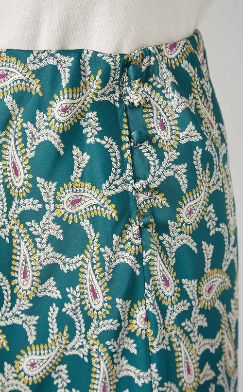 プリントバイアスロングスカート