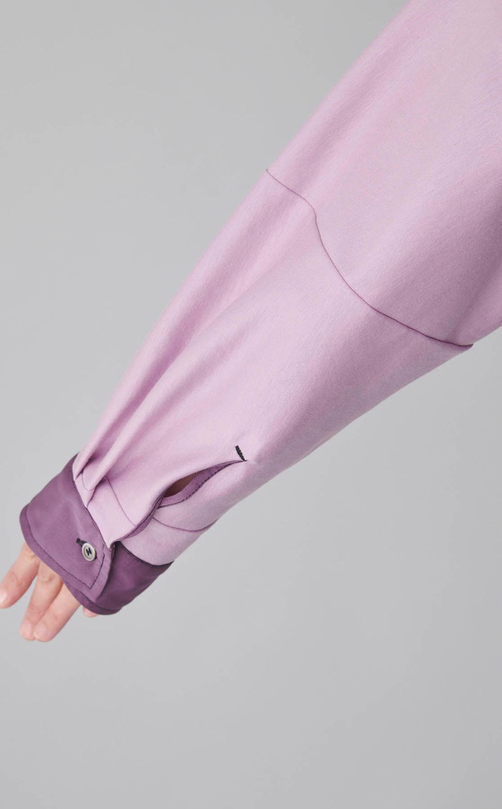 【reADdress】パッチワークロングスリーブシャツ