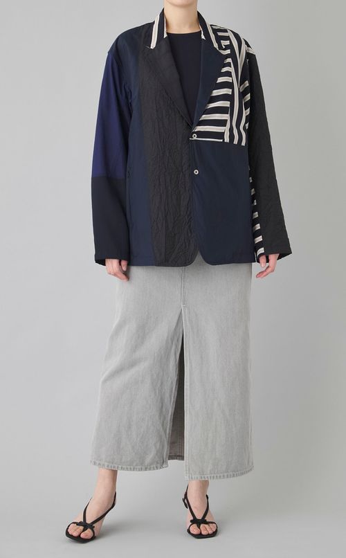 フロントスリットデニムスカート