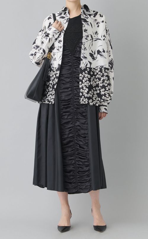 【reADdress】パッチワークロングスリーブシャツ