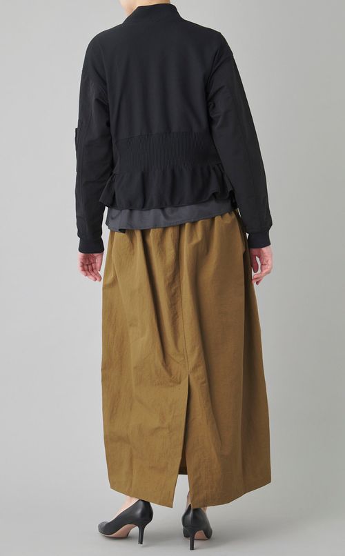 ナイロンフレアMA-1ブルゾン