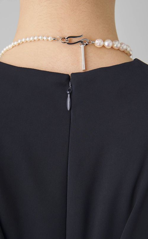 アコヤバロックパール2トーンネックレス