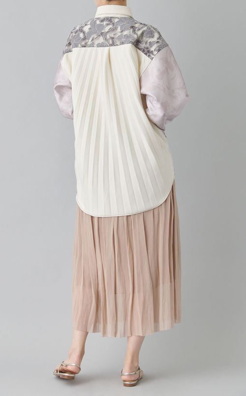 【reADdress】パッチワークロングスリーブシャツ