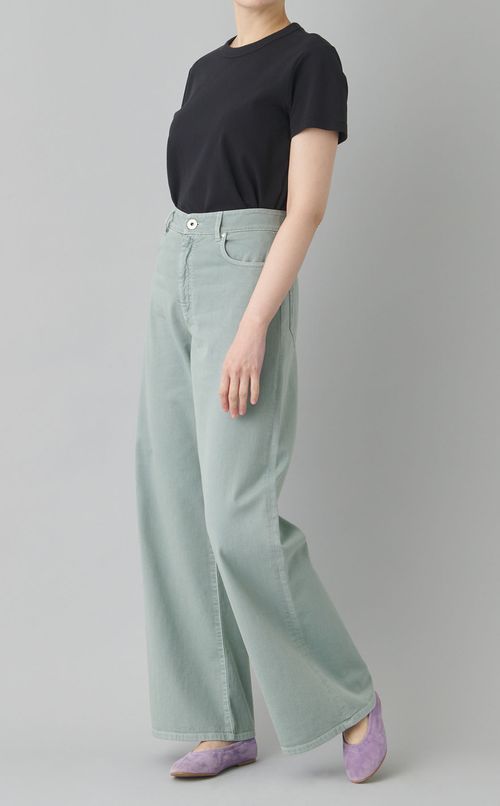 ストレッチ混カラーデニムパンツ