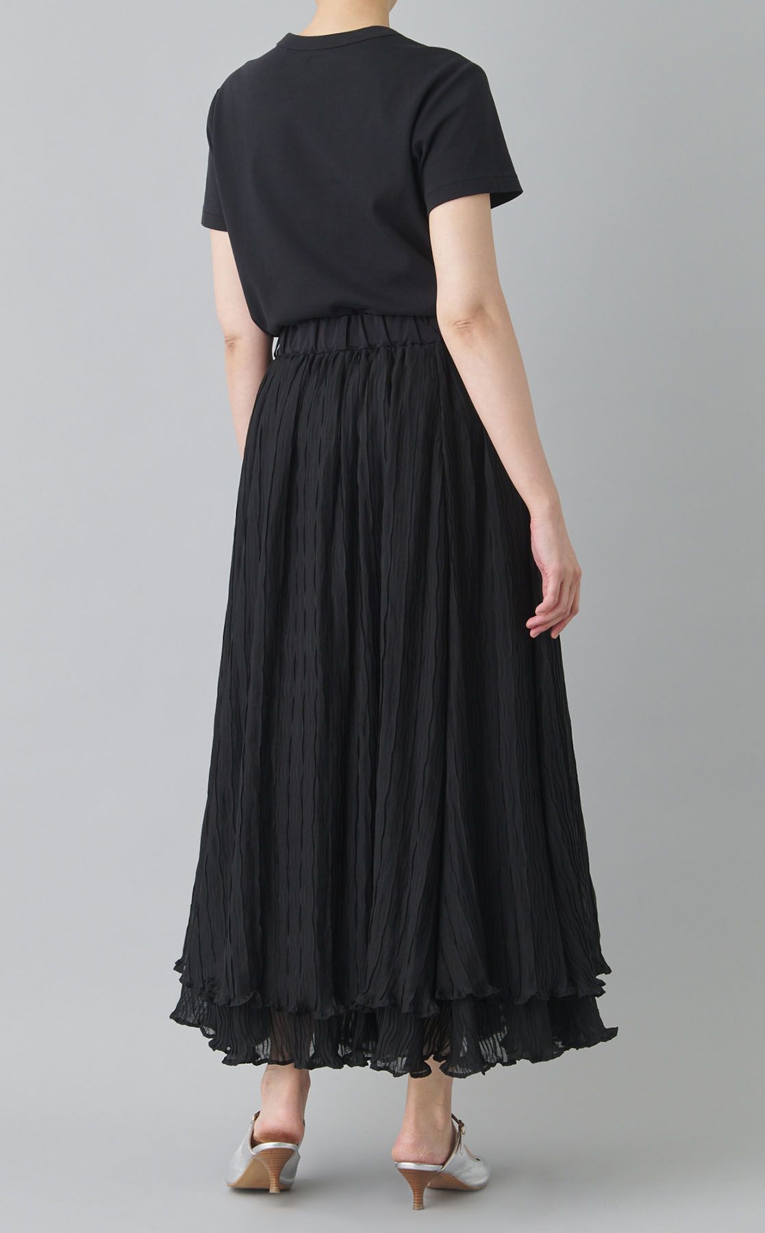 AEWEN MATOPH ダブル プリーツ マキシ スカート AEWEN MATOPH｜ダブルプリーツマキシスカート