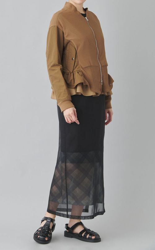 ナイロンフレアMA-1ブルゾン