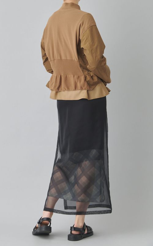 ナイロンフレアMA-1ブルゾン