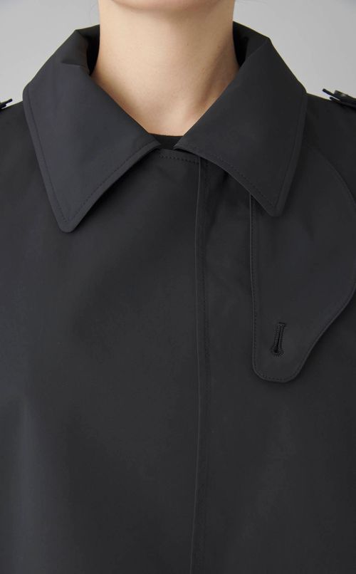 ガンフラップショートトレンチコート