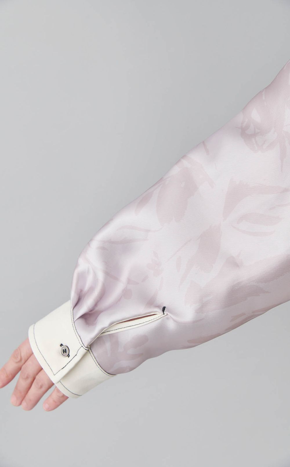 【reADdress】パッチワークロングスリーブシャツ