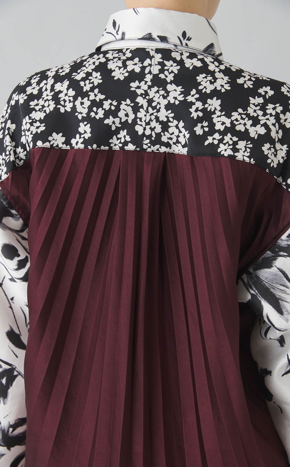 【reADdress】パッチワークロングスリーブシャツ