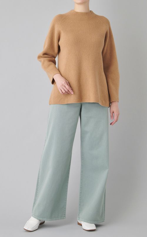 ストレッチ混カラーデニムパンツ