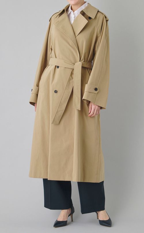 オーバーサイズトレンチコート