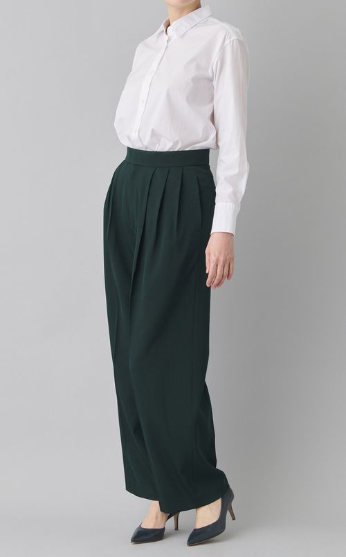 ツイルタックワイドパンツ