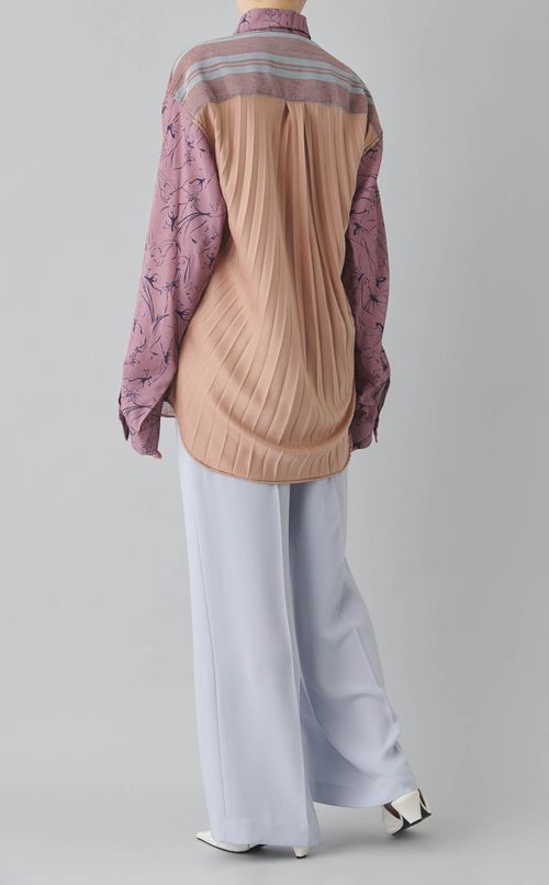 【reADdress】パッチワークロングスリーブシャツ