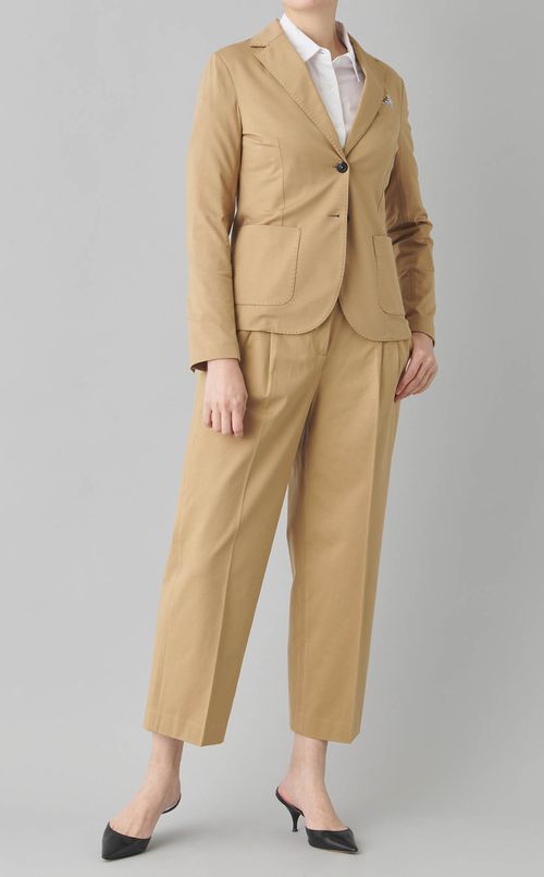 ライトジャージプリーツパンツ