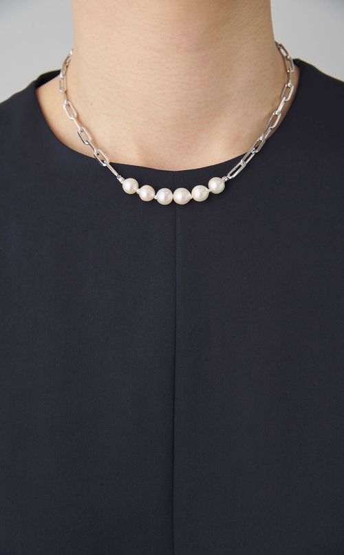 アコヤバロックパールチェーンネックレス