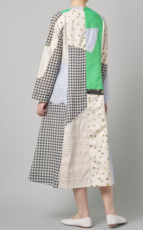【reADdress】パッチワークワンピース
