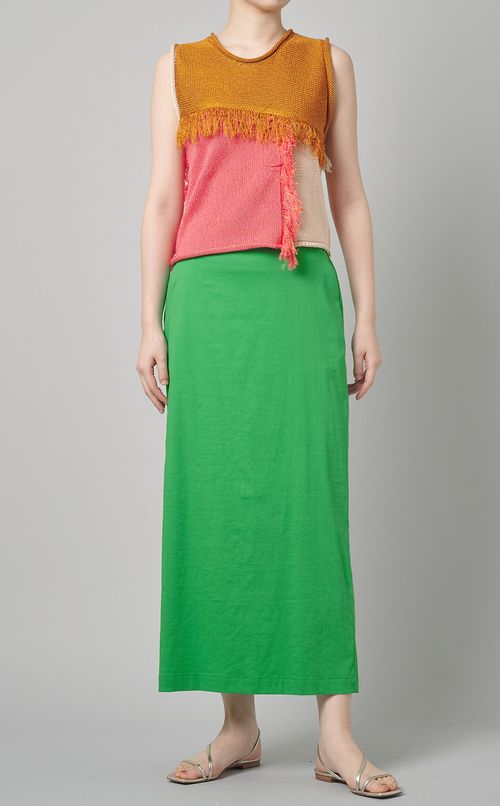 ジャージーボックススカート