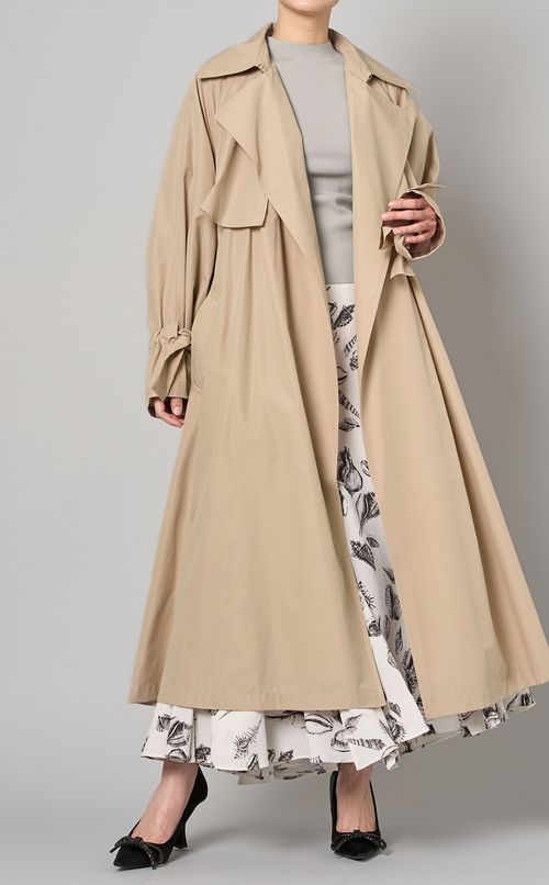 プリントエスカルゴラインスカート