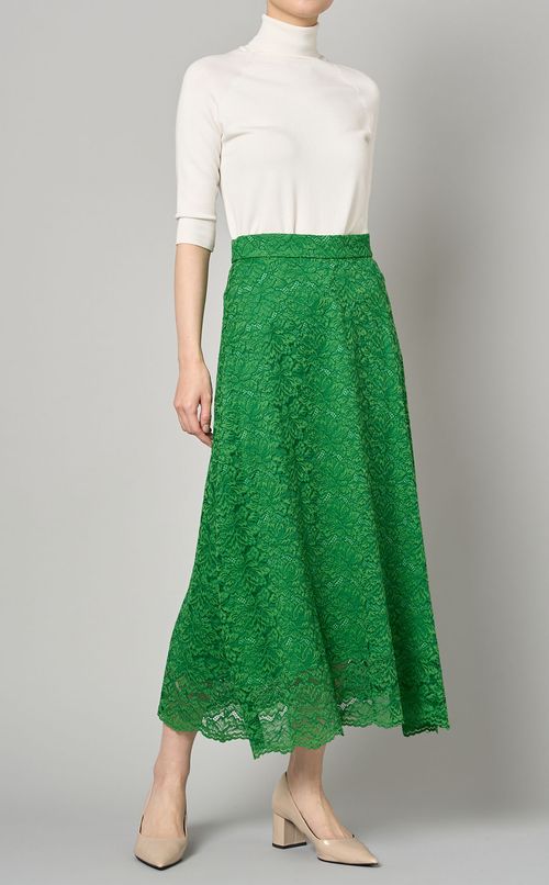 ラッセルレースAラインスカート