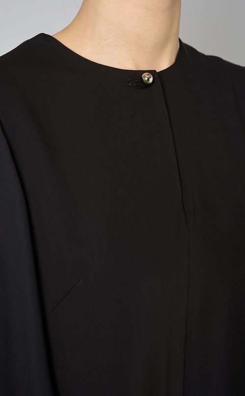 ドレープクロスフレアスリーブワンピース