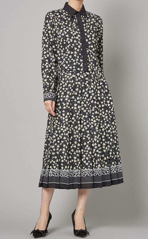 ハーフスカーフクロップドシャツ