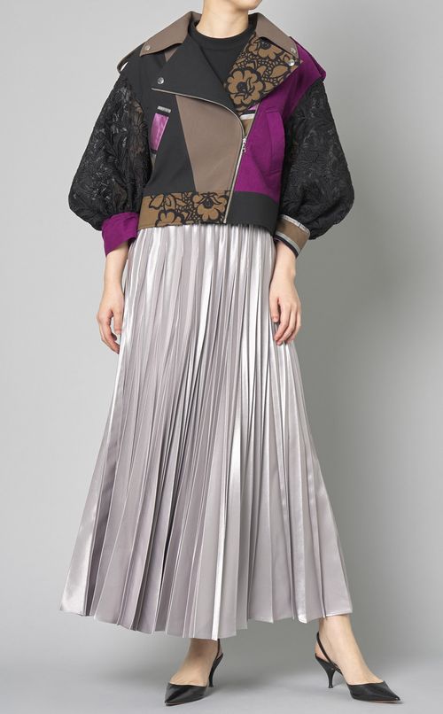 【reADdress】パッチワークブルゾン