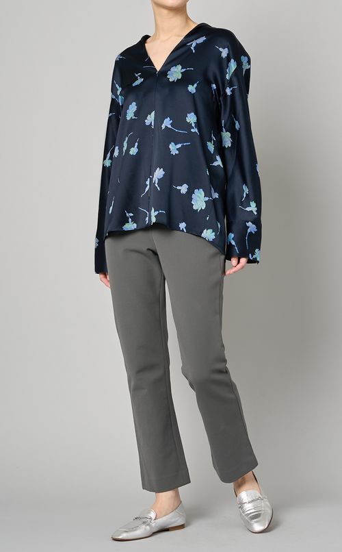 ハイウェストクロップドパンツ