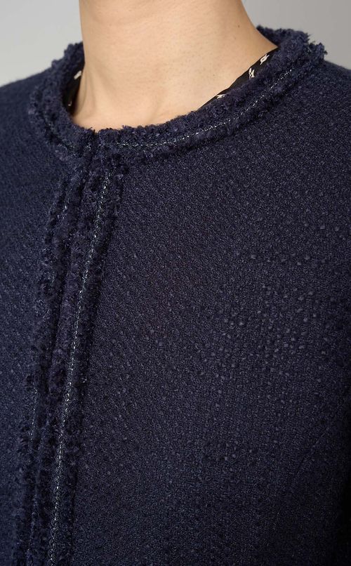 ツイードペプラムジャケット