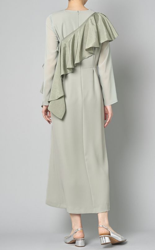 セットショール切替ワンピース