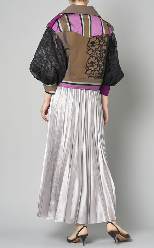 【reADdress】パッチワークブルゾン