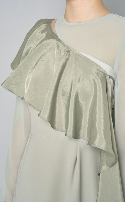 セットショール切替ワンピース