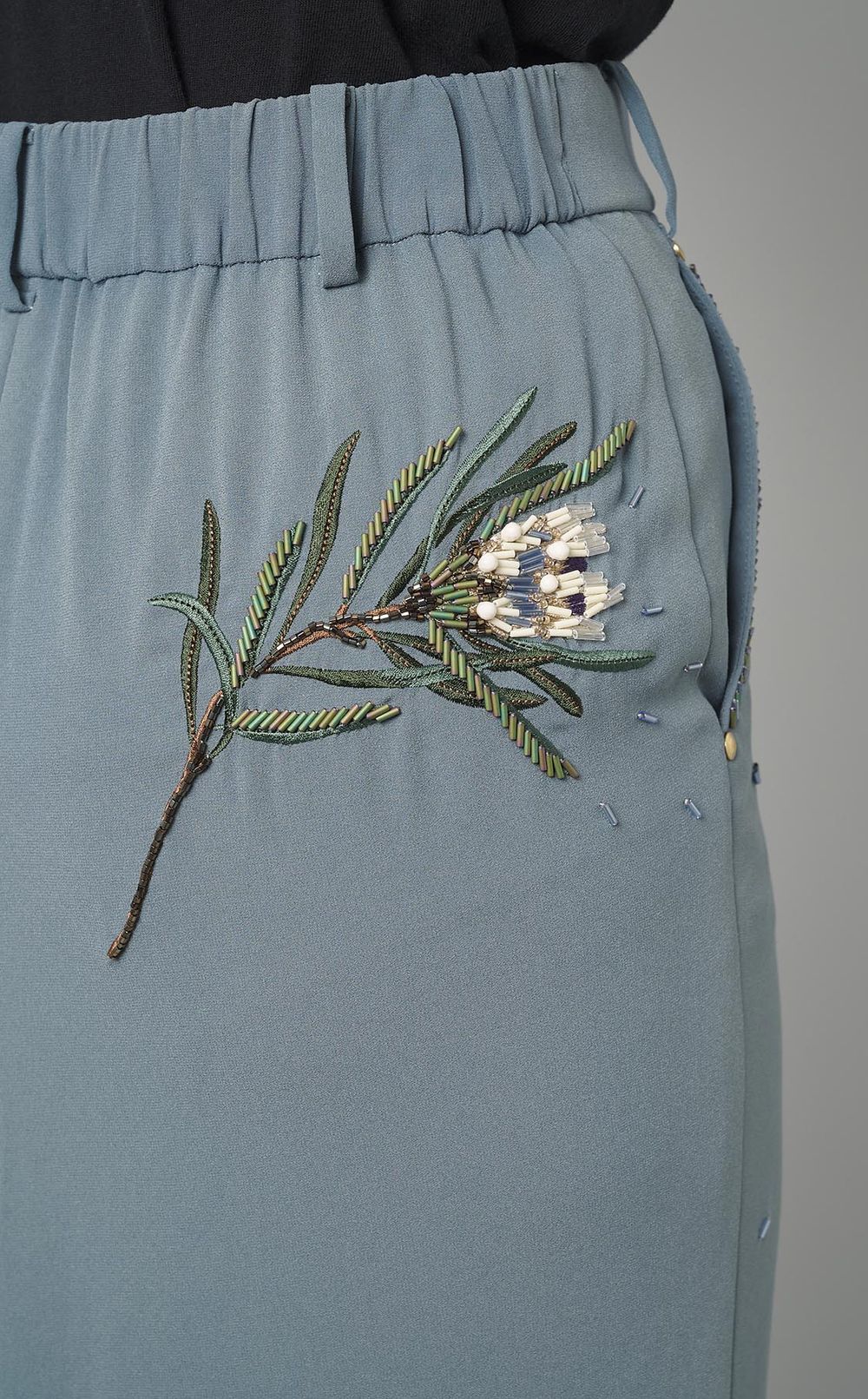 ◆送料・関税無料◆Sea N.Y ビーズ刺繍デザインスカート furuta|【reADdress】ビーズ刺繍スカート