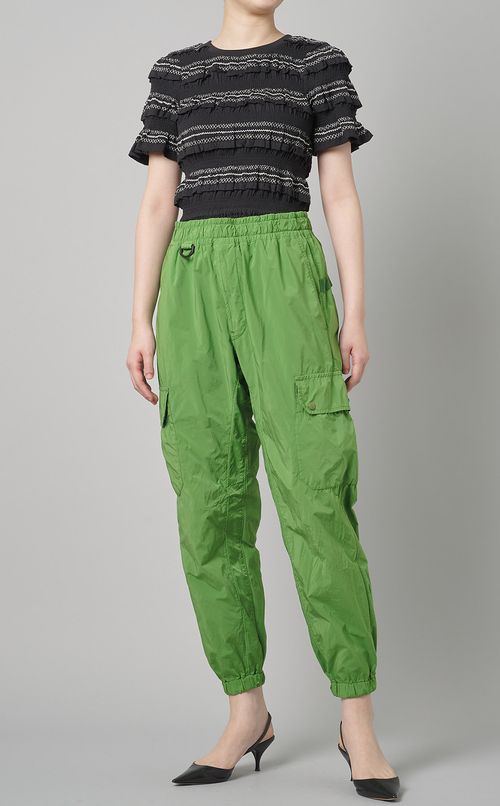 ポリナイロンギャバカーゴパンツ