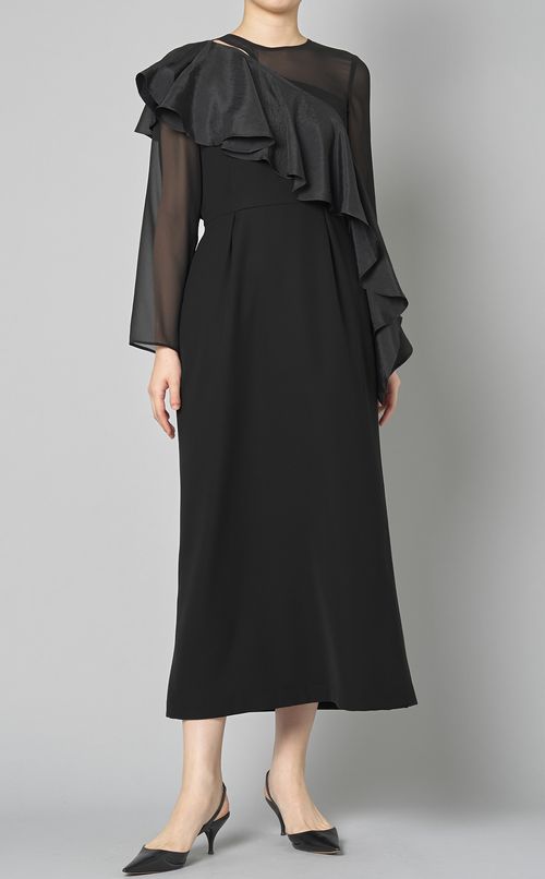 セットショール切替ワンピース