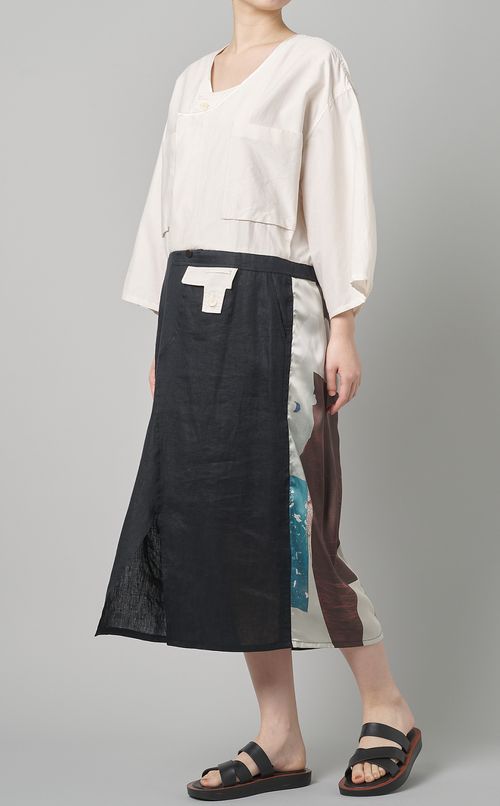 【reADdress】パッチワークワンピース