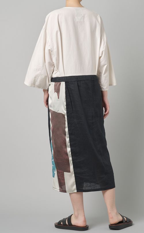 【reADdress】パッチワークワンピース