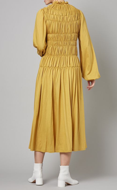 シャーリングワンピース