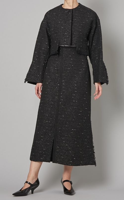 ツイードハイウェストタイトスカート