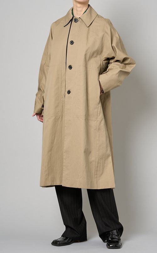 チョークストライプセンタープレスパンツ