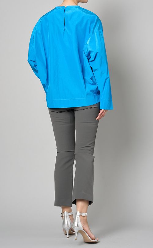 ワイドスリーブプルオーバーブラウス