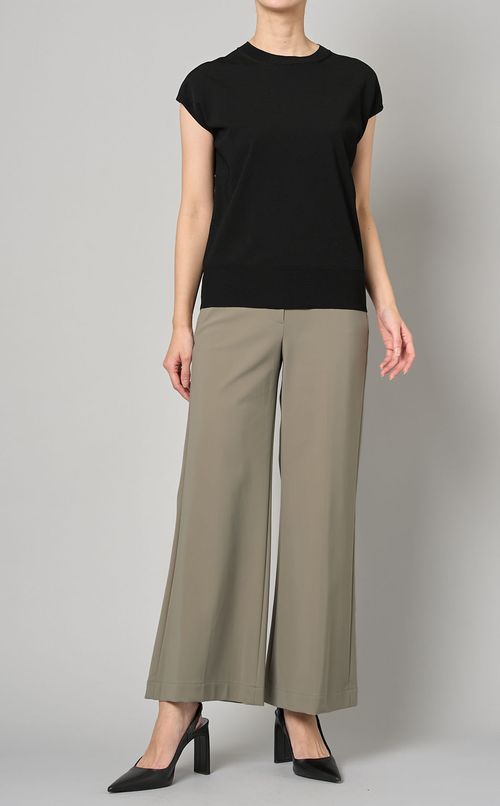 フレンチスリーブニットプルオーバー