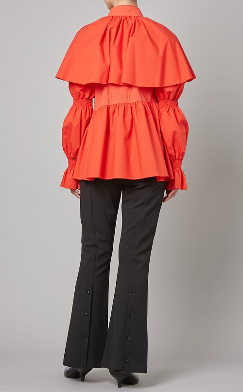 パール付ビッグカラーブラウス