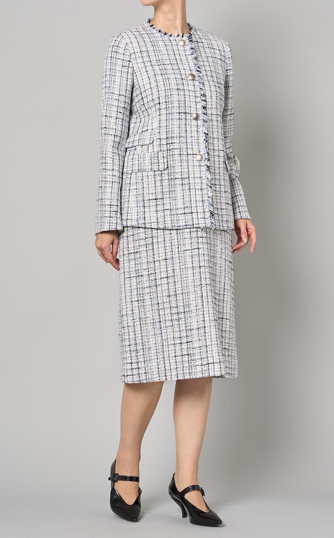 ✤セオリー Theory ミックスツイード ノーカラージャケット✤ Theory