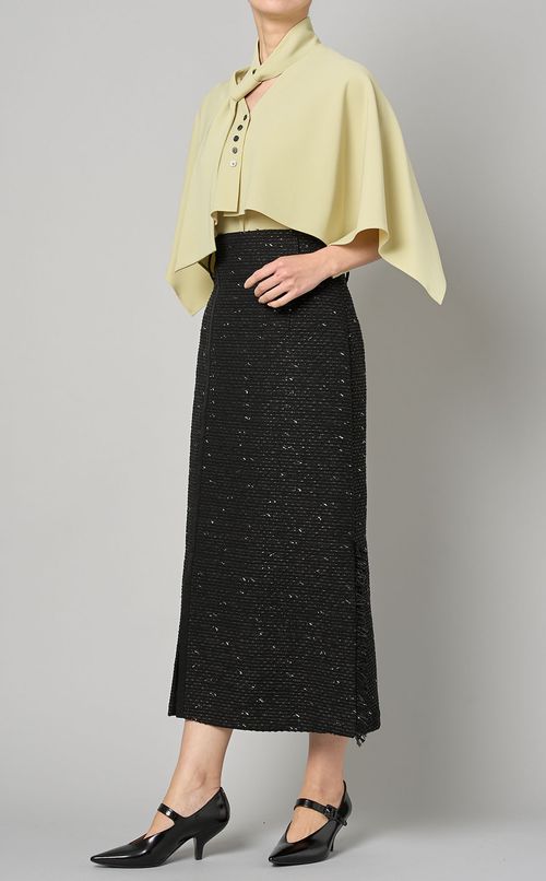 ツイードハイウェストタイトスカート