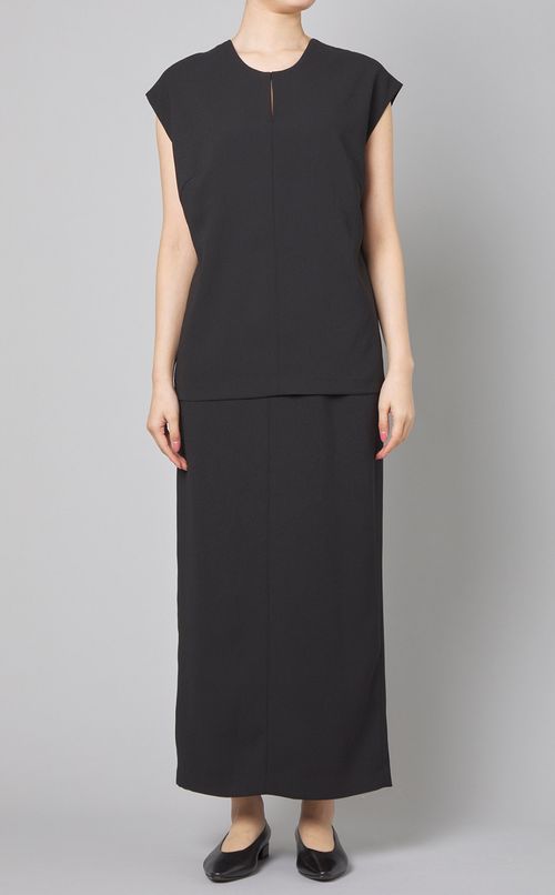 レイヤードバックオープンワンピース