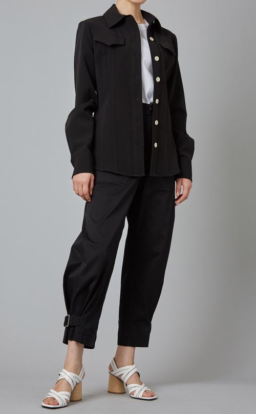 ツイルテーパードパンツ